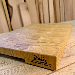 Schneidebrett aus Eiche (Hirnholz)